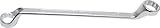 Anchura de llave 2: 27 mm BGS 1214-24x27  Llave de estrella doble, acodada  24 x 27 mm