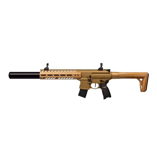 SIG SAUER MCX Gen 2 .177 Caliber 30rd CO2-Powered Semi-Auto Pellet Air Rifle | Accurate High-Performance Airgun for Shooting Training & Practice, FDE