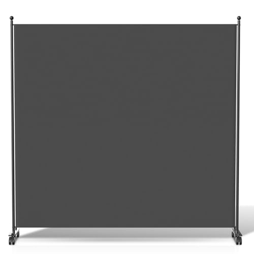 Peviasot Paravent auf Rollen 187x181cm - Raumteiler 1 Teilig...