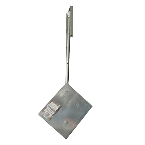 Image of GI Earth Plate of 12 inch with Connected Strip Earthing Plate Zinc Coated Ground Earthing Plate Earthing pipe with funnel- 12 inch