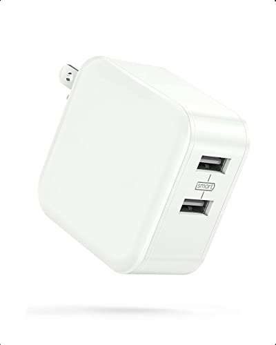 Amazon | USB 充電器 2ポート 24W 【折畳式プラグ/高速/最大出力5V,4.8