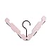 Portable Foldable Clothes Hanger Rack with Anti Slip Clips Portable Underwear Hanger for Home Travel Dorm (Pink)