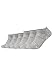 Produktbild Skechers 6 Paar Unisex Sneaker Socken SK43022, Farbe:Light Grey Melange 3390, Socken & Strümpfe:47-49