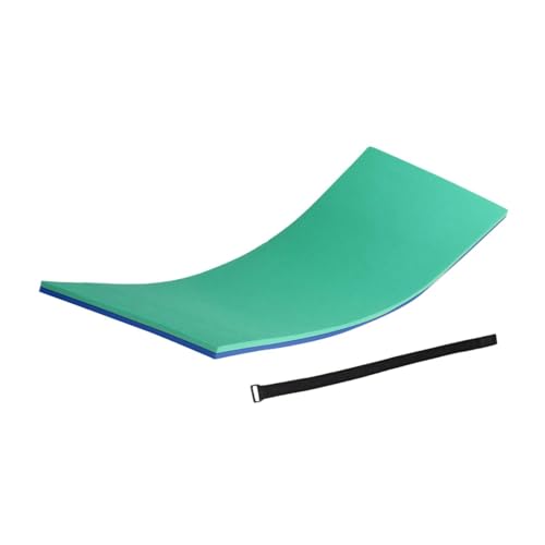 Aymzbd Flotante Piscina Alfombra Manta Tapete Colchón Flotante Plegable Fácil de Transportar Fabricada en XPE Adecuada para Vacaciones Y Fiestas Verde Azul