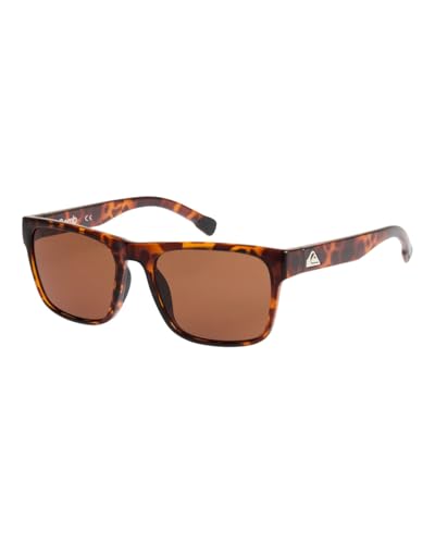 Quiksilver Bomb Lunettes de Soleil, Tortuga Brillante/marrón, Taille Unique para Hombre