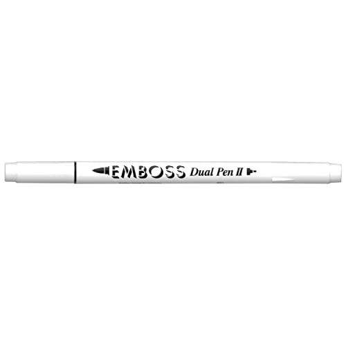 Rotulador para Emboss Dual Color Transparente caligrafía 2 3,7/2,0mm. Aprox.