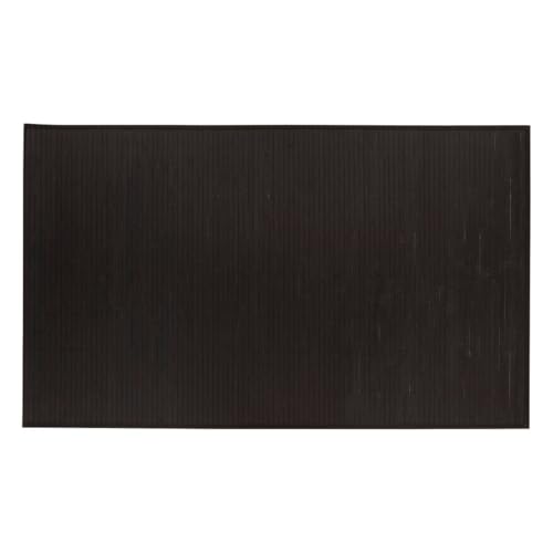 Five - Tapis de Bain Lattes en Bambou Noir 120 x 170 cm