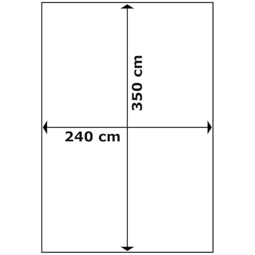 Bo-Camp Caravan Markise Wohnwagen Sonnensegel Wohnmobil Vordach Camping Bus 2,4 x 3,5 m