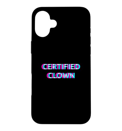 Certified Clown Clowncore Aesthetic Weirdcore 2000s Alt �X�}�z�P�[�X iPhone 16 Plus �p