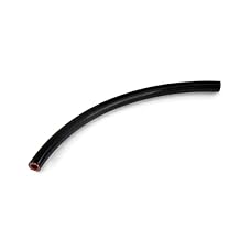 HPS 1/4" ID Black high temp reinforced silicone heater hose, Max Working Pressure 85 psi, Max Temperature Rating 350F, Bend Radius 1"