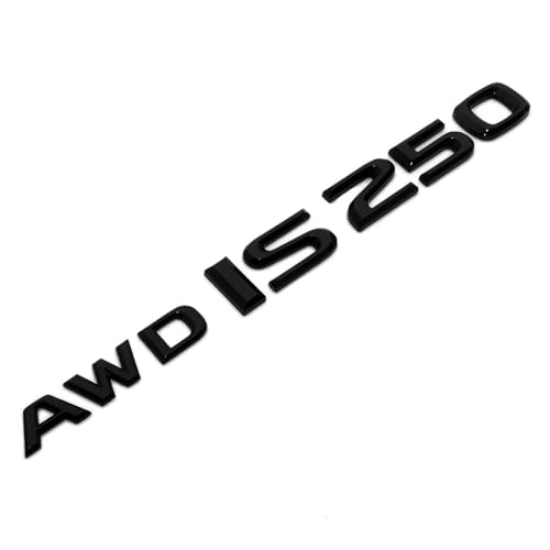 Insignia AWD IS 250 negro brillante de alta calidad para maletero de coche 1993-2020
