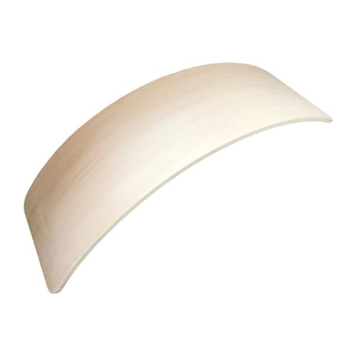 HMBMVDOH Wooden Balance Board Children's Sensory Training Equipment Smart Board Curved Seesaw Outdoor Home Balance Beam(B)
