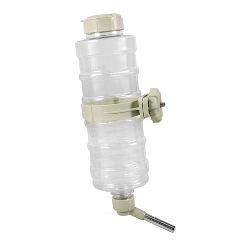 Toyvian Pet Water Dispenser Dog Water Bottle Cat Feeder No Spill Water Bowl Automatic Dog Water Bowl Cage Hanging