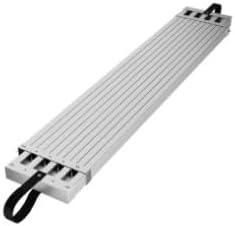 ACEKOOL 8-13 FT Telescoping Aluminum Work Plank - 440 Lbs Capacity Scaffolding Platform with Skid-Proof Surface, Extension Plank for Scaffold & Ladder Access