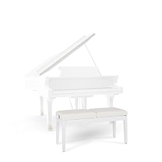 Classic Cantabile Banc de piano deux places blanc mat - Les Beatles, Paul McCartney, John Lennon, RIngo Starr, George Harrison Classic Cantabile Banc de piano deux places blanc mat – Image 5