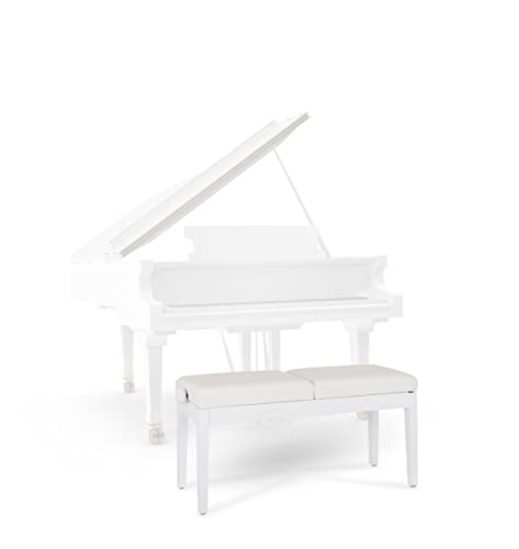 Classic Cantabile Banc de piano deux places blanc mat - Les Beatles, Paul McCartney, John Lennon, RIngo Starr, George Harrison Classic Cantabile Banc de piano deux places blanc mat – Image 6