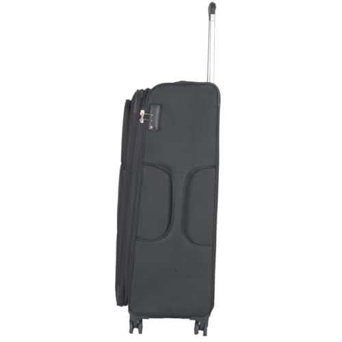 Image of dace Trolley Bag Travel Luggage Black (Black)