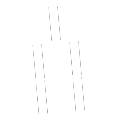 TOYANDONA 10piezas Varillas De Metal para Futbolín Accesorios De Fútbol De Mesa Repuestos para Soccer Compatible Mesas Instalación y Adultos