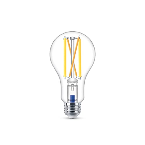 A21 Ultra Definition Dimmable LED Light Bulbs - Flicker-Free 100w Light Bulbs with EyeComfort Technology - Soft White 2700K Lightbulb - 1600 Lumen - E26 Base - 2 Pack