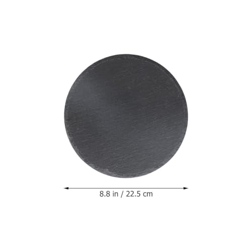 Plato redondo de piedra natural 22.5 cm para servir miniatura 2