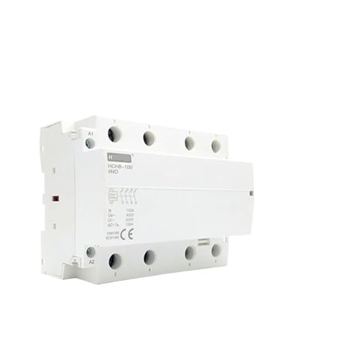 Contacteur automatique 4P 100A DC24V pour stopper les surcharges sur rail DIN HCH8