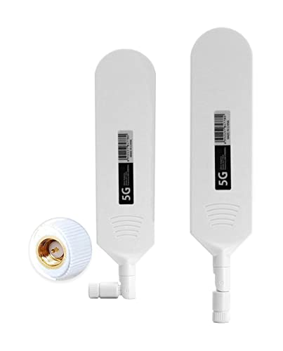 Antenne 4G LTE omnidirectionnelle 42dBi blanche à gain élevé pour une connexion stable chez soi