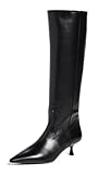 Stuart Weitzman Women's Naomi Boots 50mm, Black, 7.5 Medium US