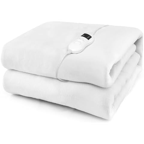 WELLHUT Heated Mattress Pad, Full/Twin/Queen/King Bed Warmer, UL/ETL Certified Heating Pad Mattress Warmer w/ 8 Programmable Heating & 4 Time Settings, Machine Washable Cover