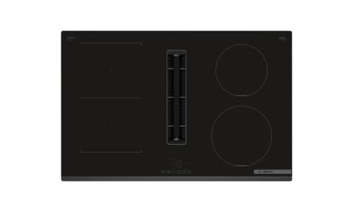 Bosch PVS831B16E Serie 4 Piano con cappa integrata 80 cm Nero Classe B