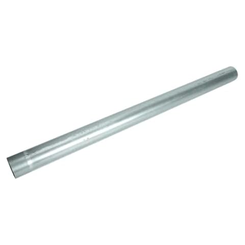 Silver Galvanized Straight Exhaust Pipe Tubing Cover