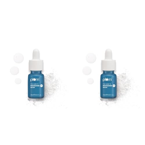 Plum 10% Niacinamide Face Serum | with Rice Water & Squalane| Bri...