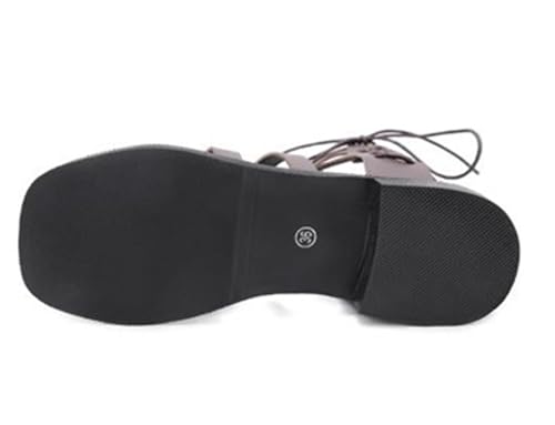 Chaussures plates d'été romaines pour marcher sans douleur - 4