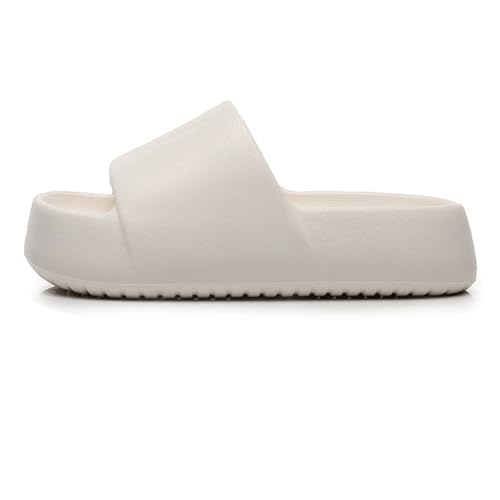 Cloud Slides for Women Men Thick Sole Pillow Slippers Non-Slip Shower Bath Platform Foam Sandals for Indoor Outdoor House