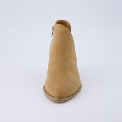 CUSHIONAIRE Women's Edith cut out ankle bootie +Memory Foam, Wide Widths Available3