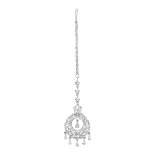 See full amazon price history chart for Rubans Silver-Plated White AD-Studded Maang Tikka Rubans Silver-Plated White AD-Studded Maang Tikka (B0D76W3JF5) Amazon Price History, Amazon Price Tracker