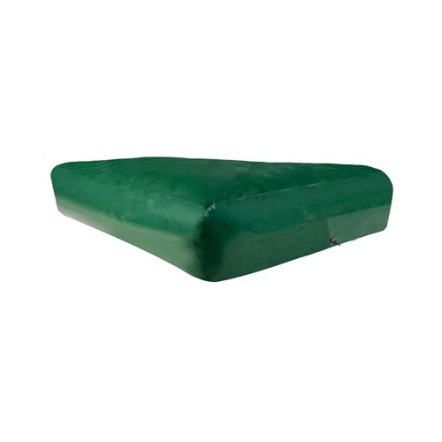 WERKA PRO Cuve Citerne Souple 10 000 Litres 4 x 2,5 x 1 m - PVC 0.7 mm - Résistante aux Intempéries - Vanne 1/4 de Tour 1,5'' - Entrée d'Eau 1'' avec...