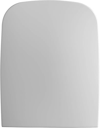 Gala Eos – Tapa y Asiento Fijo Inodoro - Forma Ovalada - Incluye Kit Fijación - Bisagras Acero Inoxidable - Fácil Limpieza - Color Blanco