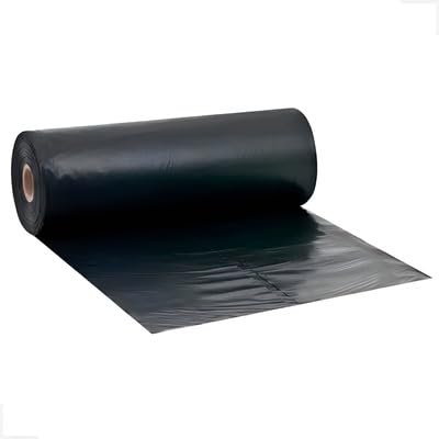 Bonerva Plástico Invernadero en Rollo | Plástico Negro | Plástico agricola | Plástico protección de Plantas | Plastico Protector de Muebles (700 galgas - Rollo 6 x 90 m (540 m2))