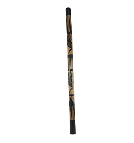 Didgeridoo en Bambou sculpté motif Tortues - 120cm
