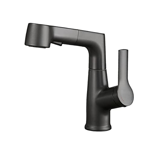 Grifo de agua fría y caliente con acabado resistente y rotación de 360 grados