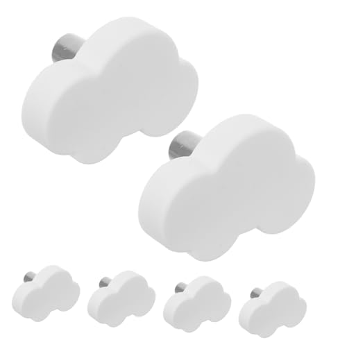 Angoily 6pcs Decorative Soft Rubber Dresser Knobs for Boys and Girls Creative Design Drawer Handles Easy to Install