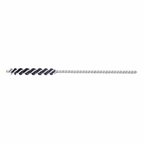 Image of Brush Research 83 Series Tube Brush-Cut For Power, .250 inch Brush Diameter, 6-12 Nylon .008 inch Wire Fill, 1.5 inch Brush Length, 4.5 inch Overall Length, Made in USA