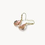 Crystal Teardrop Earrings Gold Dangle Earrings for Women - Image 5