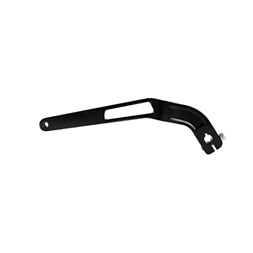 Image of POWER JAMES Black Shift Clutch Lever Shifter for Harley FX Dyna Softail Models with Mid-Control Low Rider ST, Street Bob, Softail Standard 2018-2023 (Shift Lever)