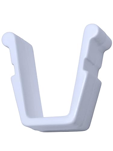 Raum² 10 Gardinenschienen-Endfeststeller für eckige Ausstanzung 10mm x 10mm, Kunststoff Stopper für Vorhangschienen, Weiß - 10, 100, 200 Stück (10 Stück)