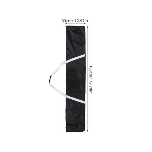 Bolsa de snowboard acolchada Alipis de 185 cm con ruedas estancas y nailon protector 420D 2