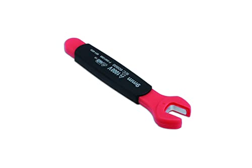 Laser 8547 Insulated Open Ended Spanner 9mm, Chrome - Image 3