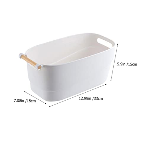 Cubeta de remojo para manos y pies de plástico blanco miniatura 2