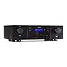 Auna CD-1000 DG - Lettore CD hifi, USB, MP3, telecomando, lettore CD con display LED, ricevitore CD in alluminio, nero