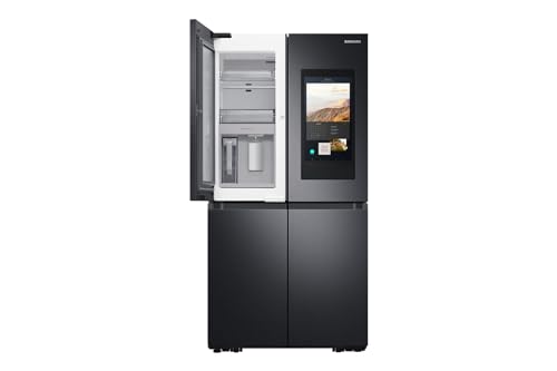 SAMSUNG Réfrigérateur 4 portes Family hub™ RF65A977FB1/EF, Comptoir, Bevarage Center, Distributeur d'eau, Wifi, 637L, 91l x 182,5h x 73p cm